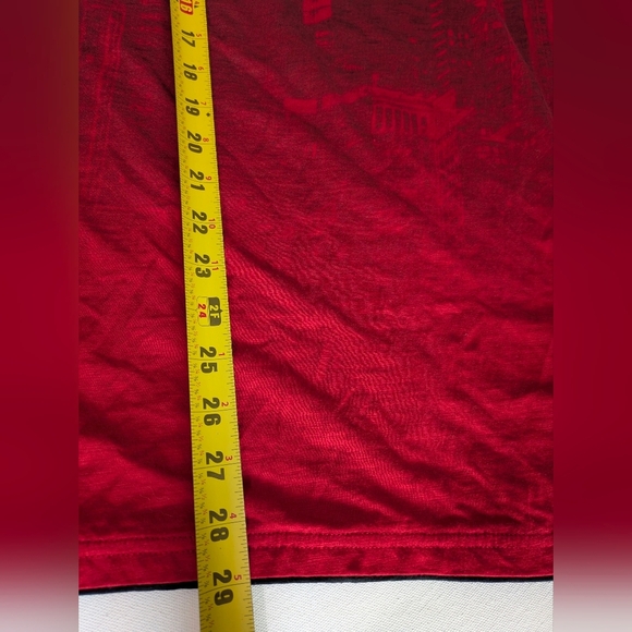 Guess Los Angeles Men's Red T-shirt Slim Fit XXL - Picture 6 of 7